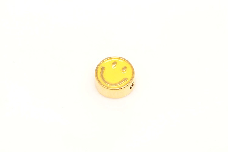 [도매] K572-금도금 양면 스마일 비즈 (20개)