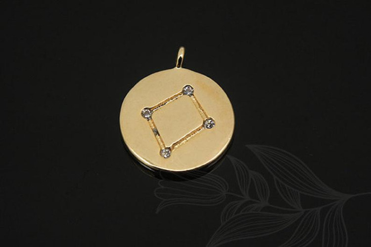 [도매] S1156-금도금 천칭자리 (20 개)