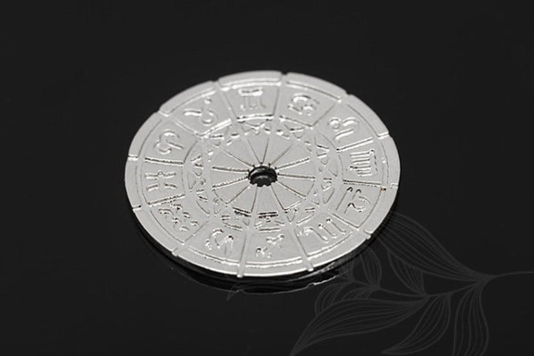 [도매] M1699-백금도금 써클 별자리 (20개)