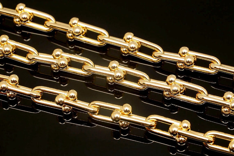 [도매] A552-금도금 Tiffany Chain S Size (9M)